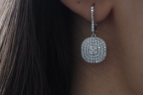 1.19 Karat Pırlanta Küpe