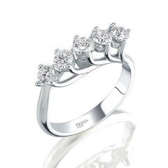 0.95 Karat Beştaş Pırlanta Yüzük F-SI