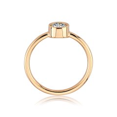 0.30 Karat HRD Sertifikalı Tektaş Pırlanta Yüzük F-SI