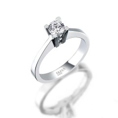 0.80 Karat HRD Sertifikalı Tektaş Pırlanta Yüzük G-SI