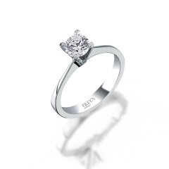 0.55 Karat HRD Sertifikalı Tektaş Pırlanta Yüzük E-SI