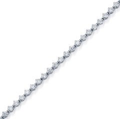 1.08 Karat Pırlanta Suyolu Bileklik F-SI