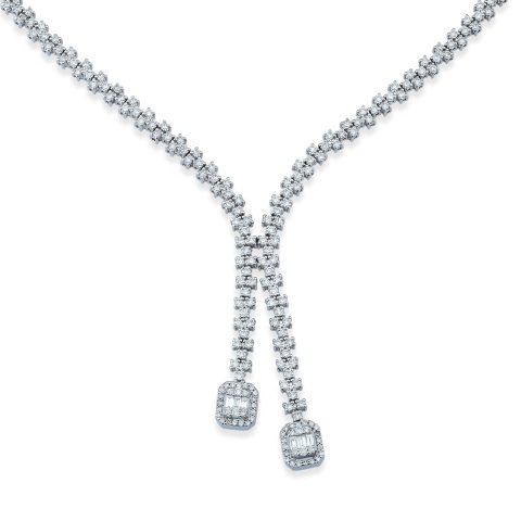 3.05 Karat Baget Pırlanta Gerdanlık